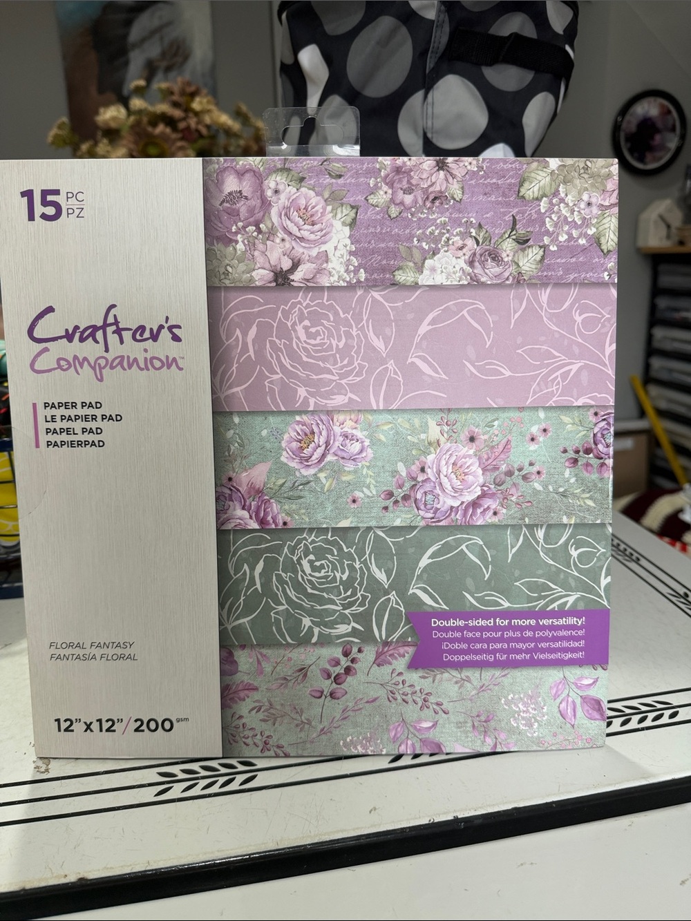 Crafters Companion Floral Fantasy Paper Pad
